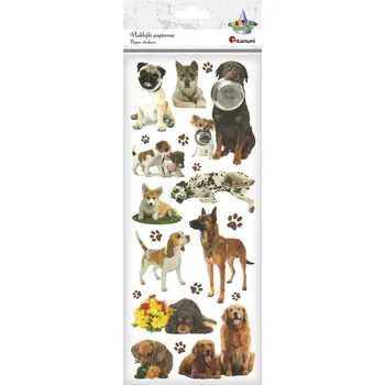 samolepka Samolepky klasické Titanum psi 1 ks