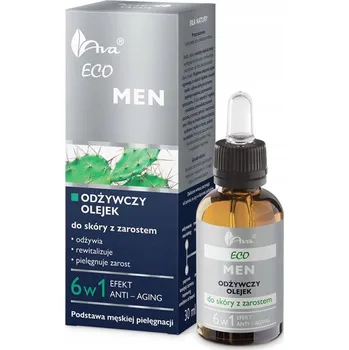 Péče o vousy Ava Eco Men Vyživující olej na pleť s vousy 30 ml. BEZ KRABIČKY