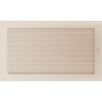 Krbová kamna Mřížka 22x37 krémová se žaluzií 22/37KX