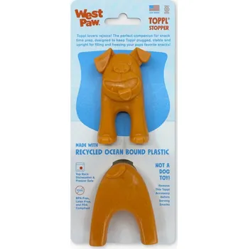 Hračka pro psa West Paw Doplněk k hračkám Toppl Stopper oranžová