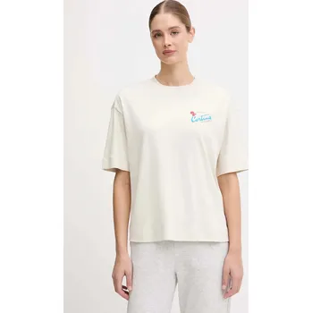 Pánské tričko Bavlněné tričko Napapijri S-Irto NP0A88SON1J1 béžová 80X, vel. L