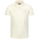 Pánské triko s límečkem NORDBLANC ETERNITY NBSMT8166 KRÉMOVĚ BÍLÁ S