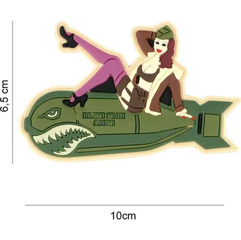 Nášivka 101 INC Nášivka 3D PVC Pinup girl Bomb