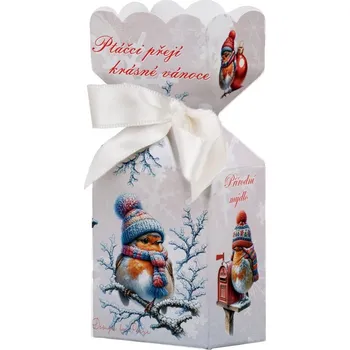 Vánoční dekorace Mýdlo 90 g – Ptáčci přejí krásné Vánoce