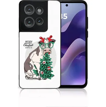 Vánoční dekorace VSECHNONAMOBIL 122970 MY ART Kryt s vánočním designem Motorola Moto G86 5G MERRY CHRISTMAS (074)