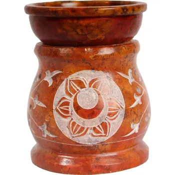 Aroma lampa Mramorová aroma lampa na vonné oleje 2. Čakra Svádhišthána, Sakrální čakra, Sittar