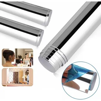 Zrcadlo SAMOLEPICÍ ZRCADLO HD BEZ RÁMU, ZRCADLOVÉ DLAŽDICE, NÁSTĚNNÁ DEKORACE 2M