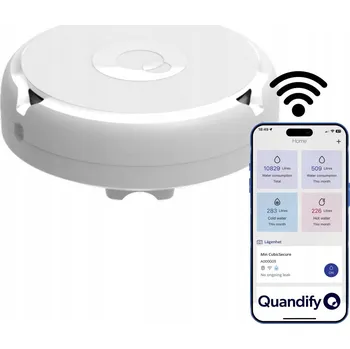 IP kamera Senzor zaplavení Quandify CubicDetector s akustickým alarmem a připojením k WiFi
