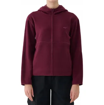 Dámská mikina Dámská fleecová mikina mikina fleecová 4F FLEF355 60S vínová S