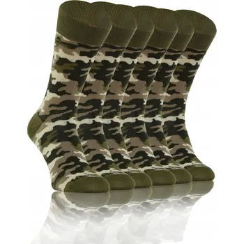 Dámské ponožky Sesto Senso Ponožky se vzorem zelené velikost 35-38