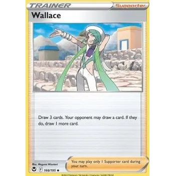 Volný čas Pokémon SIT 166/195 Wallace - Silver Tempest Stav: Near Mint, Verze: NORMAL