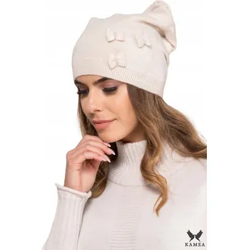 Čepice Kamea zimní čepice béžová, univerzální velikost (54-60)