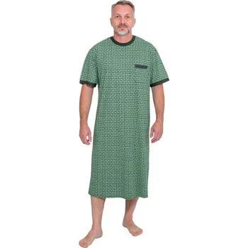 Pánská noční košile Pánská noční košile ZLOV NKKR Zelená XL