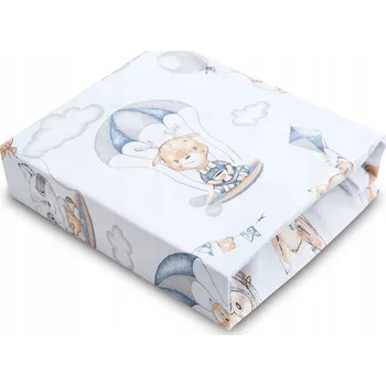 Prostěradlo Sensillo prostěradlo s potiskem - Let v oblacích 100% bavlna 120x60