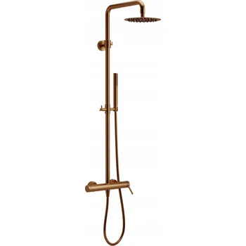 Sprchový set Sprchový set nástěnný s dešťovou hlavicí, měď kartáčovaná Excellent PI