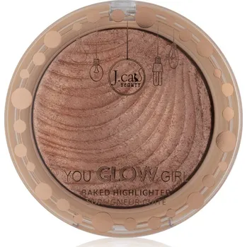 Rozjasňovač J.Cat Beauty You Glow Girl zapečený rozjasňovač odstín 103 Pink Goddess 8.5 g