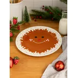 Sinsay - Vánoční keramický talíř s motivem perníkového panáčka - vícebarevná - 684GI-MLC - 684GI-MLC-ONE