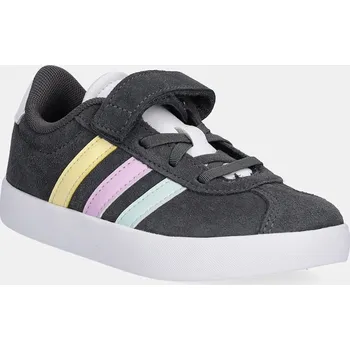 Chlapecká obuv Dětské semišové sneakers boty adidas VL COURT 3.0 JH6315 šedá 90X, EUR 28.5