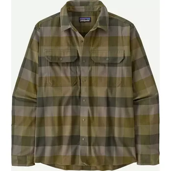 Patagonia Pánské košile Canyonite Flannel Shirt, Trail Rider: Pond Green - vel. XS