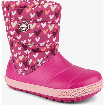 Dívčí zimní obuv Dívčí sněhule COQUI MIKi Magenta/Powder Pink Hearts 25