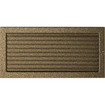 Mřížka 22x45 černo-zlatá se žaluzií 22/45CZX