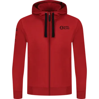Pánská mikina Pánská mikina NORDBLANC TRIBUTE NBSMS8219 ENERGICKÁ ČERVENÁ S
