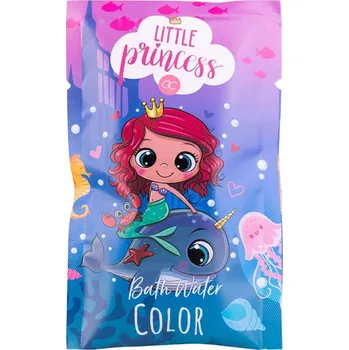 Accentra Little Princess Barva do koupele s vůní jahody - modrá/zelená 80 g