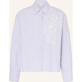 Dámská halenka 1863 By Eterna Dámská Košilová Halenka, bílá / modrá, 44