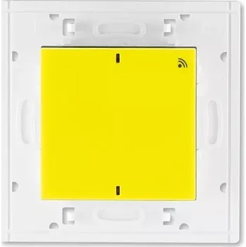 vypínač Vysílač RF jednonásobný, nástěnný, 3299H-A21908 64, ABB, Levit®, žlutá / kouřová černá (ABB, Levit®, žlutá / kouřová černá)