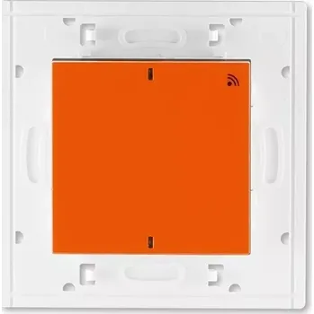 vypínač Vysílač RF jednonásobný, nástěnný, 3299H-A21908 66, ABB, Levit®, oranžová / kouřová černá (ABB, Levit®, oranžová / kouřová černá)