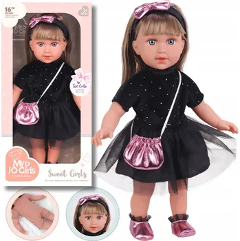 Panenka Dívčí PANENKA 40 cm jako živoucí dcera, realistické doplňky, DÁREK 3+