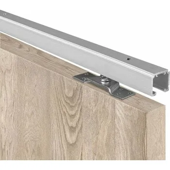 Interiérové dveře SC - POSUVNÝ SYSTÉM SERIES 100 SILENT 120 KG SC – posuvný systém 100 SILENT pro dvoukřídlé dveře 2D 3000/120 STM - Stříbrná matná