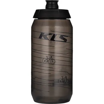 Láhev Láhev KOLIBRI Transparent Black 550ml BLACK