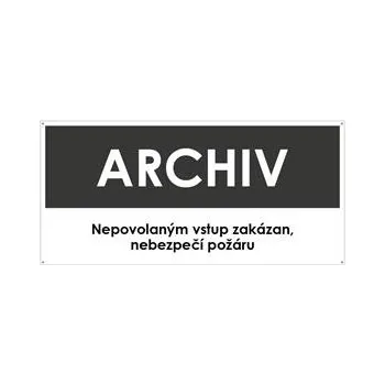 ARCHIV, šedá, plast s dírami 2 mm 190x90 mm