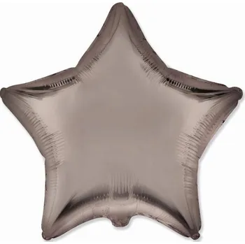 Balónek Fóliový balónek "Hvězda", houbově saténový, Flexmetal, 45 cm (18"), STR