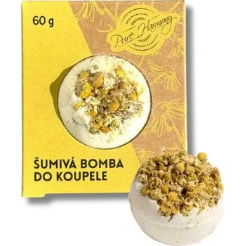 bomba do koupele Pure Harmony Šumivá bomba do koupele Heřmánek 60 g