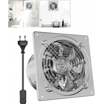 Domácí ventilátor Koupelnový ventilátor 150 mm 525 m3/h
