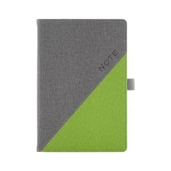 Zápisník Notes - zápisník DIEGO A5 čtverečkovaný - šedá/zelená