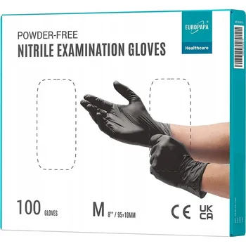 Pracovní rukavice EUROPAPA rukavice na jedno použití nitrilové