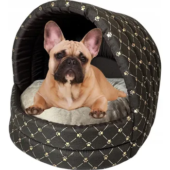 Pelíšek pro psa Szyszka Bouda pro psa hnědá 62 cm x 52 cm