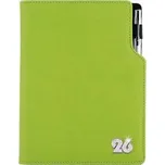 Diář GEP CRYSTAL denní A5 2026 český - světle zelená