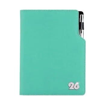 Diář Diář GEP CRYSTAL denní A5 2026 český - mátová