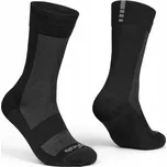 Ponožky merino GripGrab Alpine Merino High Cut Winter Socks S, Černé