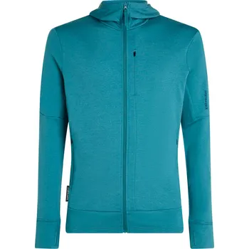 Pánské oblečení Pánská mikina Icebreaker Merino 260 Quantum IV LS Zip Hoodie Topaz XL
