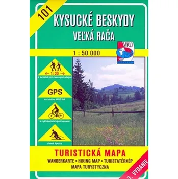 S101 Kysucke Beskydy-Velka Raća Vojensky kartograficky ustav Kolektiv autorů