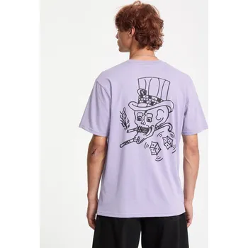 Pánská móda triko VOLCOM Harry PURPLE ASH velikost oblečení XL