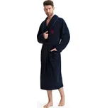 Kvalitní pánský župan Lukas tmavě modrý M