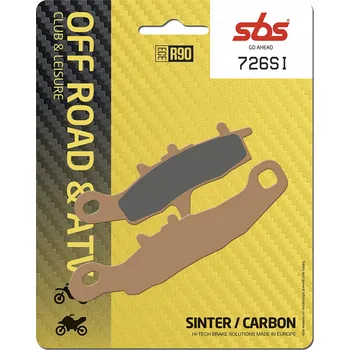 Motodíl Brzdové destičky SBS 726SI Offroad Sinter Carbon