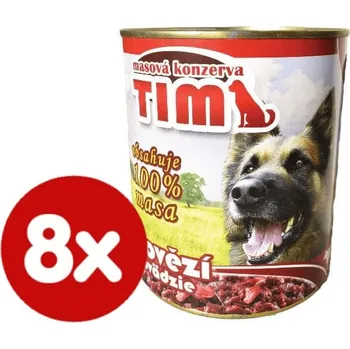 Krmivo pro psa FALCO TIM hovězí 8x800 g