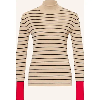 Dámský svetr Sportalm Dámský Svetr S Rolákem, světle hnědá / černá /...